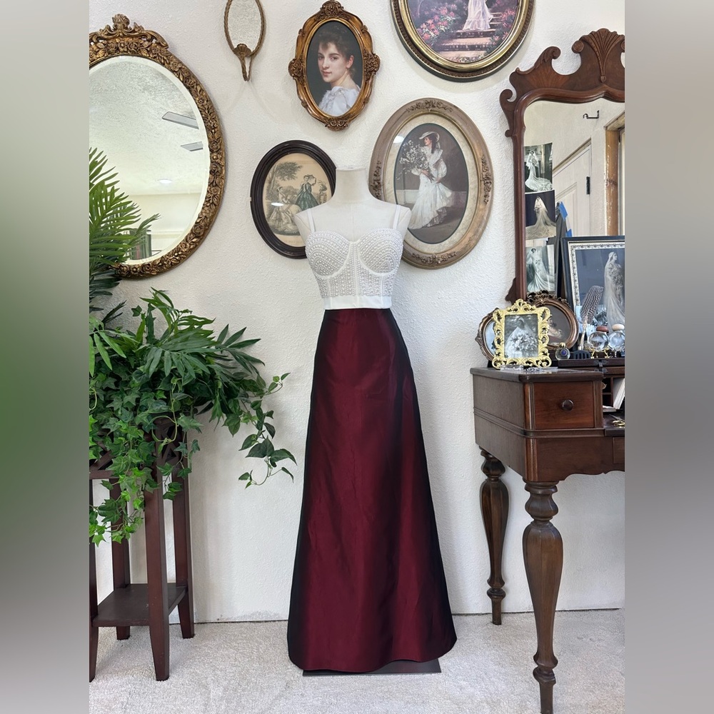 Occasion Burgundy Dress